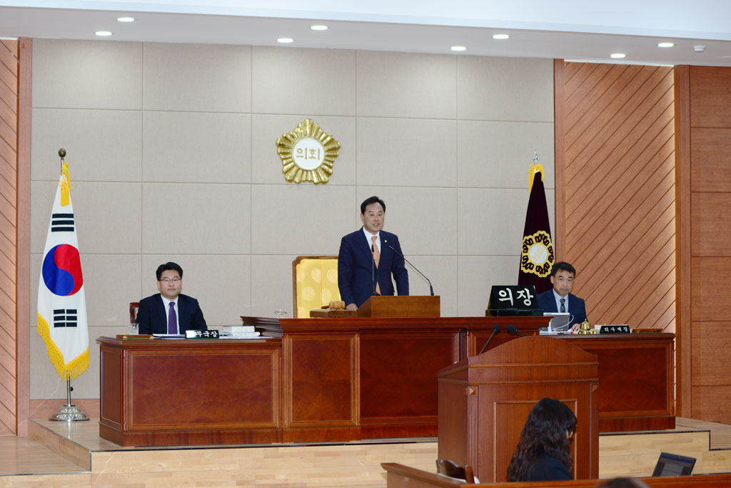 제6대 울산 중구의회, 마지막 임시회 개회(2) 